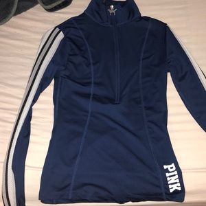 Pink tight workout sweater